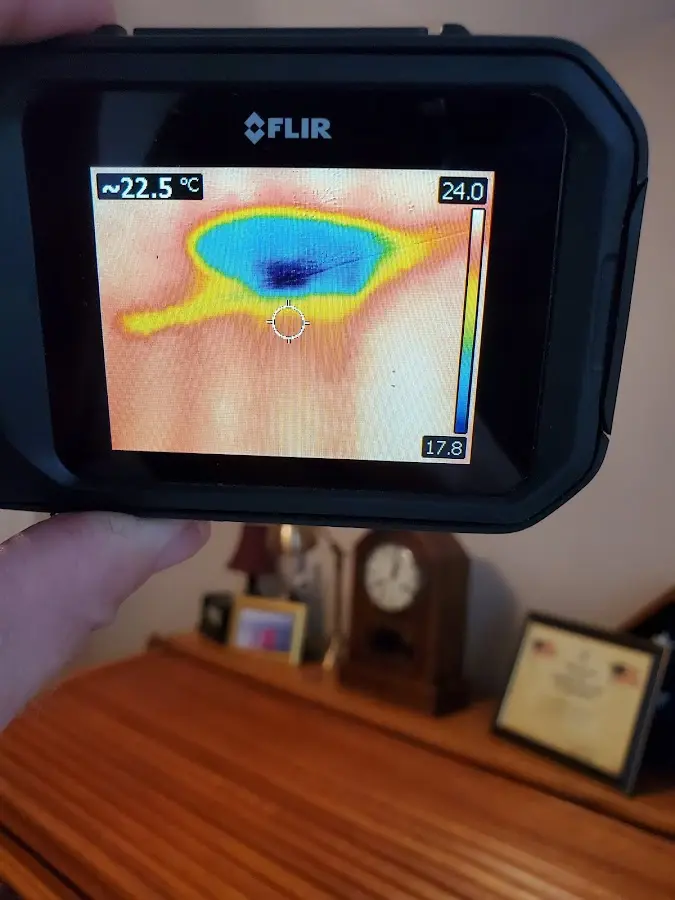 Thermal imaging inspection for water damage in Westerville